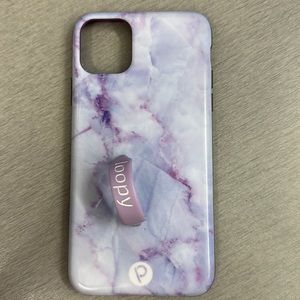 Purple Marble Loopy iPhone Cade for iPhone 11 Pro Max